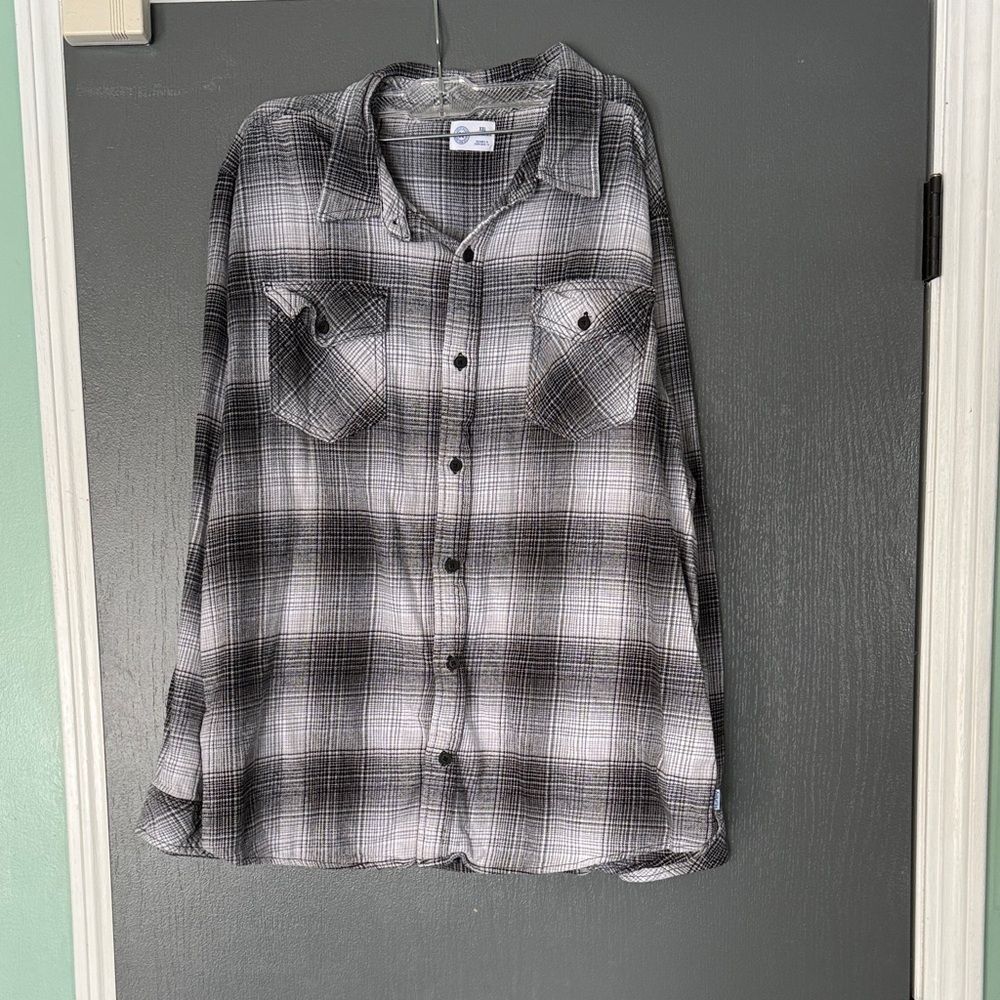 Hurley Monochrome Plaid Shirt